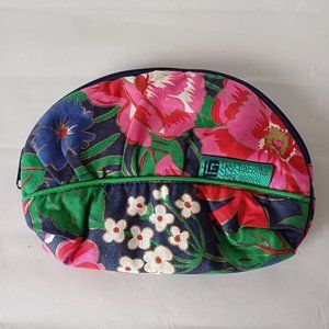 Vintage Guy Laroche Paris Montrel Floral Makeup Pouch Bag Travel Organiser
